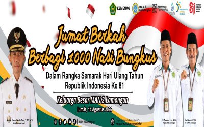 Semarak HUT Ke-81 RI, MAN 2 Lamongan Gelar Aksi 
