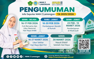 Pengumuman Jadwal Kegiatan MAN 2 Lamongan Februari - Maret 2026